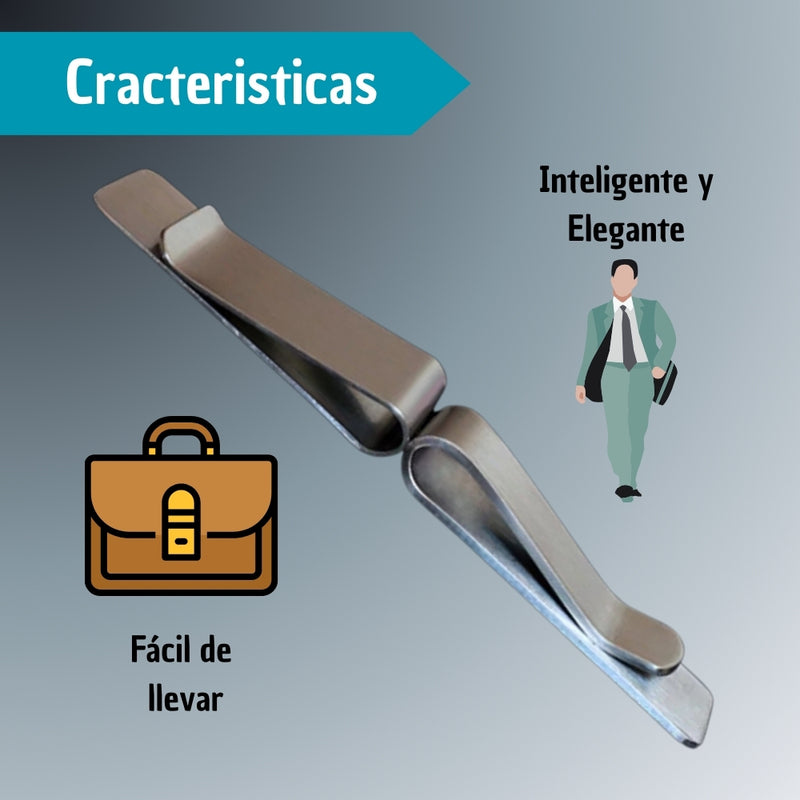 Clip Gancho Sujeta Billetes
