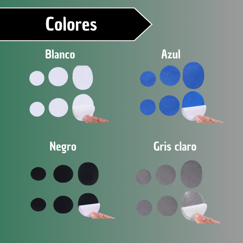 Parches Adhesivos Para Reparación Rápida De Zapatos