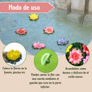 Flores De Loto Acuáticas Artificiales Para Jardín Jacuzzi X5