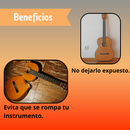 Ganchos Soporte Colgador Pared Para Guitarra Violín Ukelele