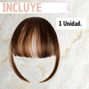 Extensión Capúl Fleco Clip Efecto 100% Natural Marrón claro
