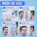 Set Limpieza Lingual Acero Inoxidable Higiene Bucal Profesional