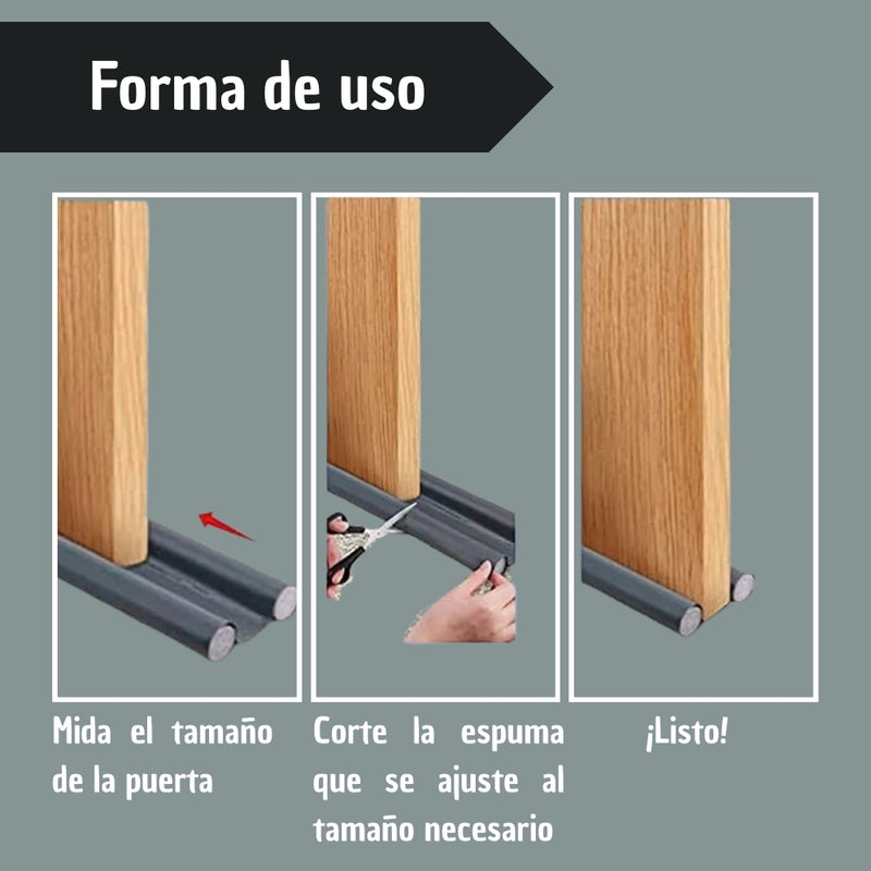 Tapón Para Puertas Repele Polvo, Frio, Ratones E Insectos.