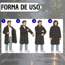 Impermeable Eva Capa Adulto Lluvia Capota Con Botones Pro