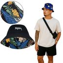 Gorro Sombrero Pescador Doble Faz Bucket Hat Playa Moda