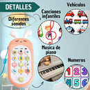 Juguete Teléfono Musical Educativo Para Niños Con Sonidos