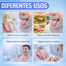 Set Limpieza Lingual Acero Inoxidable Higiene Bucal Profesional