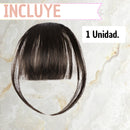 Extensión Capúl Fleco Clip Efecto 100% Natural Negro Marrón
