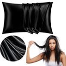 Funda De Almohada En Satín Anti Frizz Belleza Negra