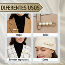 Pin Broche De Perlas De Seguridad Para Ropa