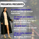 Impermeable Eva Capa Adulto Lluvia Capota Con Botones Pro
