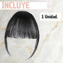 Extensión Capúl Fleco Clip Efecto 100% Natural Negro