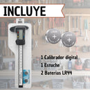 Calibrador Pie De Rey Digital 4bateria Lr44 Calipre Original