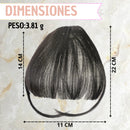 Extensión Capúl Fleco Clip Efecto 100% Natural Negro Marrón