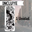 Tatuaje Temporal Forma De Anime Serpiente