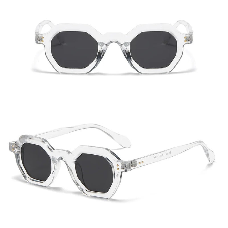 Gafas Lentes De Sol Octagonales Para Mujer