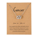 Collar Cadena Signos Zodiacales Para Mujer