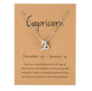 Collar Cadena Signos Zodiacales Para Mujer