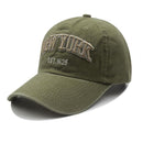 Gorra Cachucha Bordada New York Ajustable Hombres Mujeres