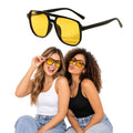 Gafas De Sol Cuadradas Unisex Estilo Retro Aviador