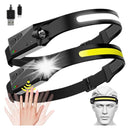 Linterna Lampara Cabeza Led Sensor Smart 2 Luces Recargable