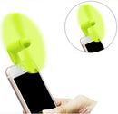 Mini Ventilador Para Celular 3 En 1 iPhone Tipo C Micro Usb