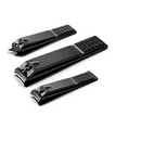 Cortauñas Negro Ácero Inoxidable Profesional