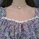 Cadena Collar Gargantilla Mariposa Para Mujer