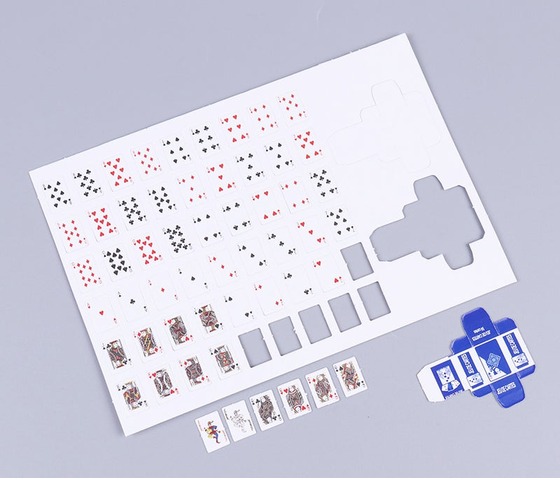 Baraja Miniatura Cartas De Poker Niños Adultos 1.5x1cm
