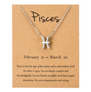 Collar Cadena Signos Zodiacales Para Mujer