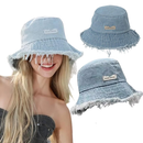 Gorro Sombrero Pescador Jean Azul Unisex Moda