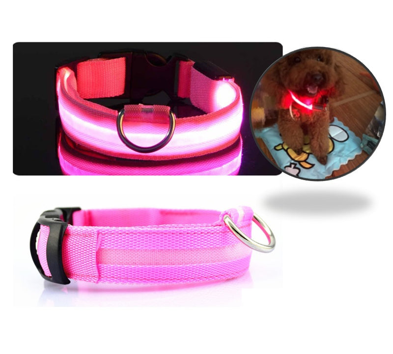 Collar Con Luz LED Para Mascotas