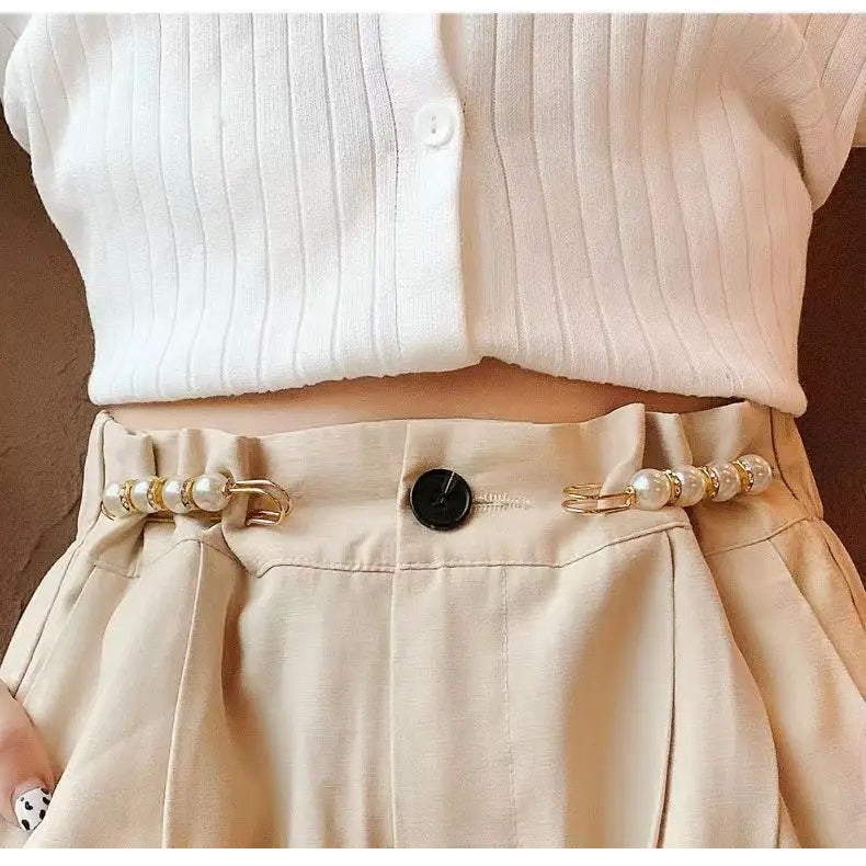 Pin Broche De Perlas De Seguridad Para Ropa