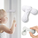 Broche Bloqueo Seguro Cajón Puertas Protección Bebé Niños X4
