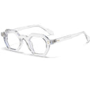 Montura De Gafas Redondas Para Lentes Estilo Octagonal