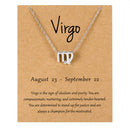 Collar Cadena Signos Zodiacales Para Mujer