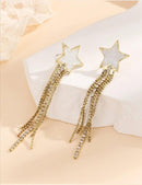 Aretes Estilo Estrella Fugaz Elegante Femenino