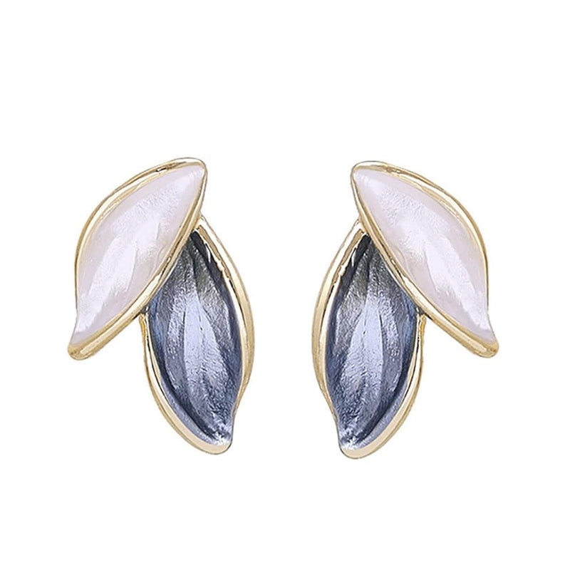 Aretes Pendientes De Hoja Glam Para Mujer