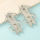 Clip Gancho De Bolsillo Sujeta Billetes Diseño Dolar