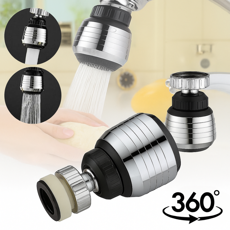 Grifo Giratorio 360 Ahorrador De Agua
