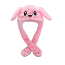 Gorro Sombrero De Conejo Peluche Orejas Movibles