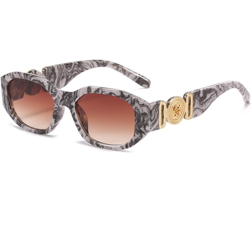 Gafas De Sol Rectangular Estilo Amaranta Para Mujer Y Hombre