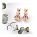 Aretes De Conejo Felpa Kawaii Para Mujer