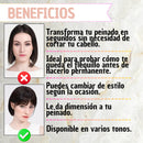 Extensión Capúl Fleco Clip Efecto 100% Natural Negro Marrón