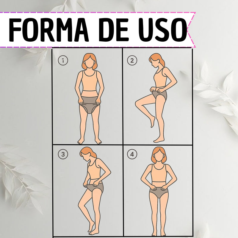 Pantys Panties Bragas Cucos Menstruales 4 Capas Absorbentes
