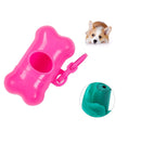 Hueso Dispensador De Bolsas Mascotas + 1 Rollo