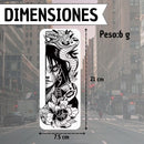 Tatuaje Temporal Forma De Anime Serpiente