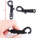 Paquete De Ganchos Giratorios Plásticos 5 Unidades