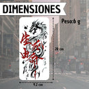 Tatuaje Temporal Unisex Dragon