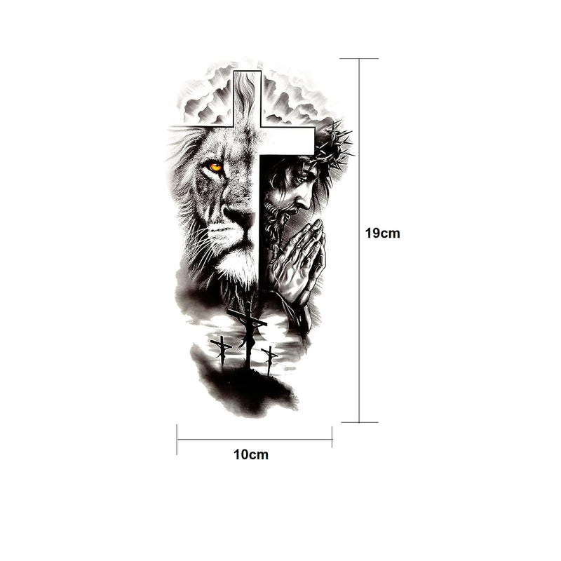 Tatuaje Temporal Forma Leon Cruz